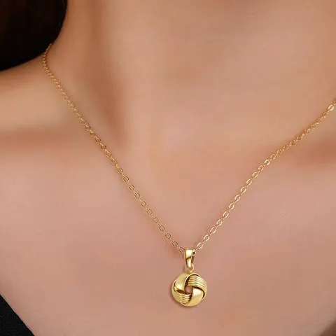 Europe and America Fashion Simple Geometric Irregular Jewelry Niche High Design Necklace - Style 3506 - view 2