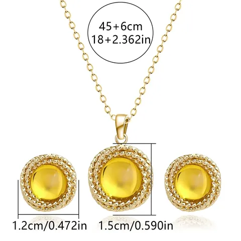 Minimalist Europe and America Fashion Simple Geometric Irregular Jewelry Niche High Design Jewelry Set - view 3