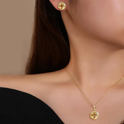 Europe and America Fashion Simple Geometric Irregular Jewelry Niche High Set - Style 3345 - view 2