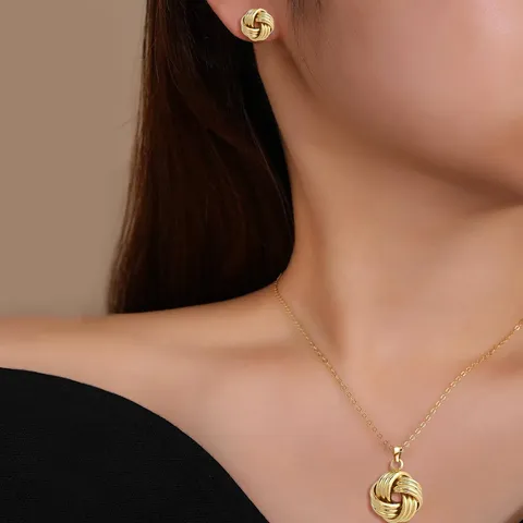 Europe and America Fashion Simple Geometric Irregular Jewelry Niche High Set - view 2