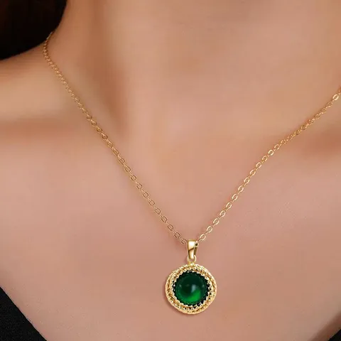 Plated Brass Europe and America Fashion Simple Geometric Irregular Jewelry Niche High Design Necklace - view 2