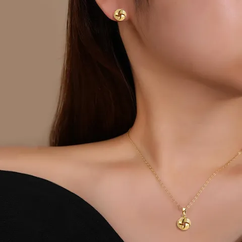 Europe and America Fashion Simple Geometric Irregular Jewelry Niche High Set - Style 3507 - view 2