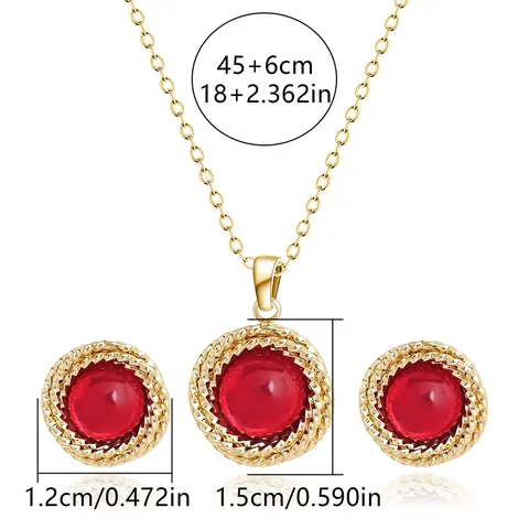 Europe and America Fashion Simple Geometric Irregular Jewelry Niche High Design Jewelry Set - view 3