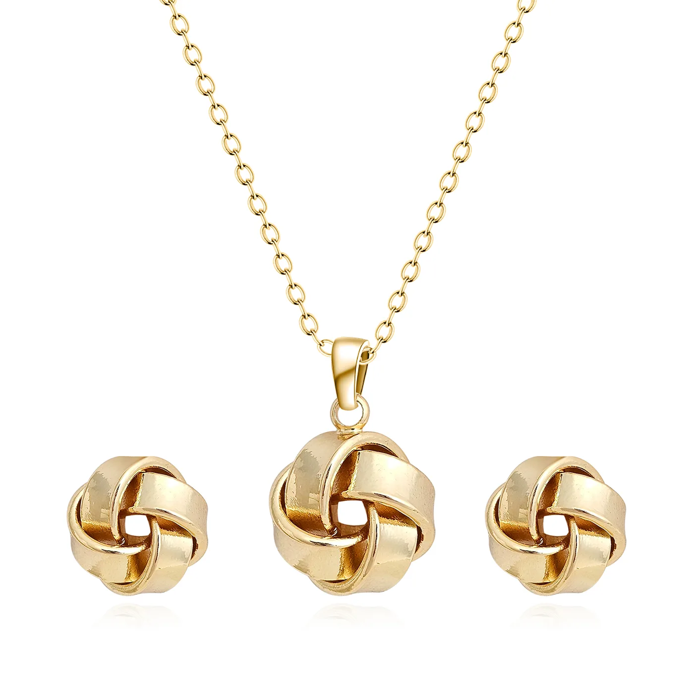 Europe and America Fashion Simple Geometric Irregular Jewelry Niche High Design Jewelry Set - Style 3696 made by BlueOne Jewelry