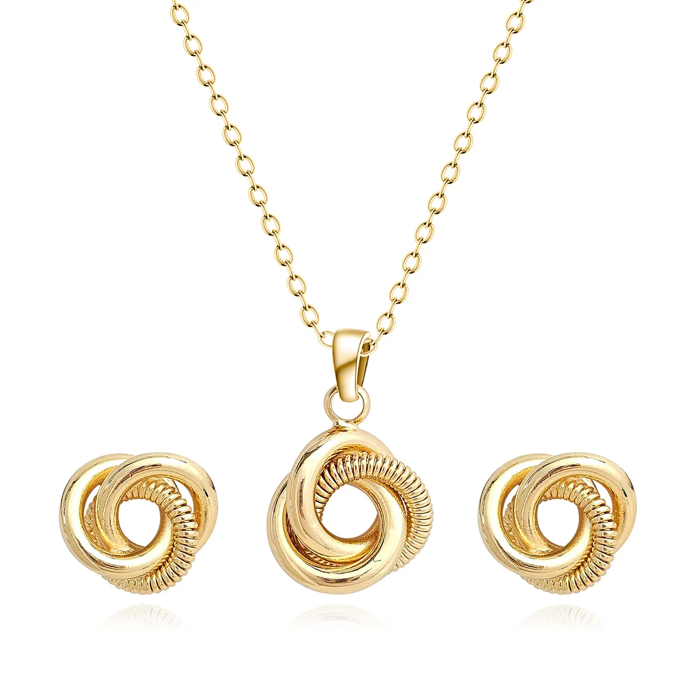 Europe and America Fashion Simple Geometric Irregular Jewelry Niche High Design Jewelry Set - Style 3881 made by BlueOne Jewelry