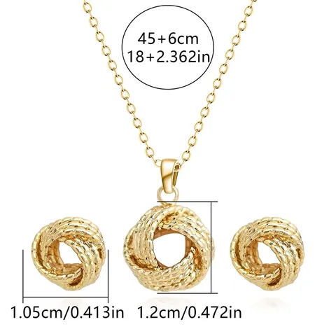 Europe and America Fashion Simple Geometric Irregular Jewelry Niche High Design Jewelry Set - Style 3815 - view 3