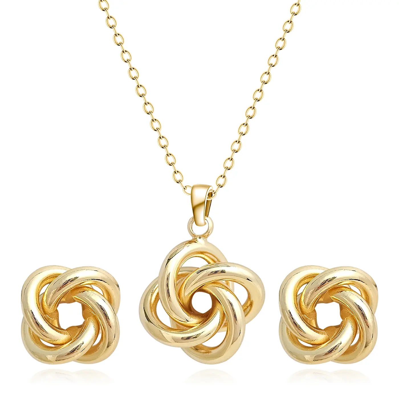 Europe and America Fashion Simple Geometric Irregular Jewelry Niche High Design Jewelry Set - Style 3779 made by BlueOne Jewelry