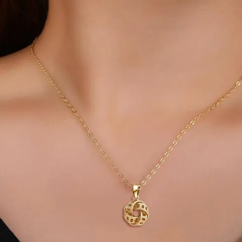 Europe and America Fashion Simple Geometric Irregular Jewelry Niche High Design Necklace - Style 3518 - view 2