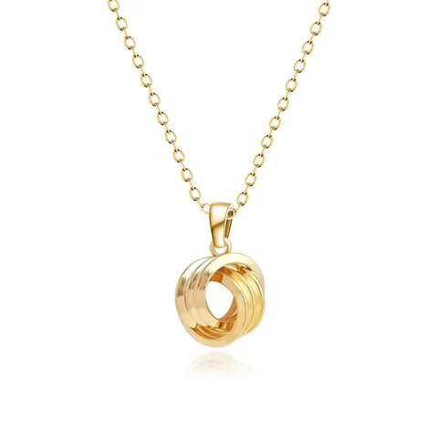 Europe and America Fashion Simple Geometric Irregular Jewelry Niche High Design Necklace - Style 3500 - Plated Brass jewelry made by BlueOne Jewelry