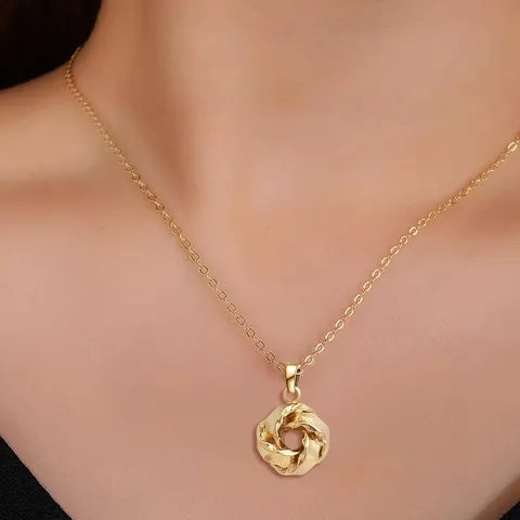 Europe and America Fashion Simple Geometric Irregular Jewelry Niche High Design Necklace - Style 3701 - view 2