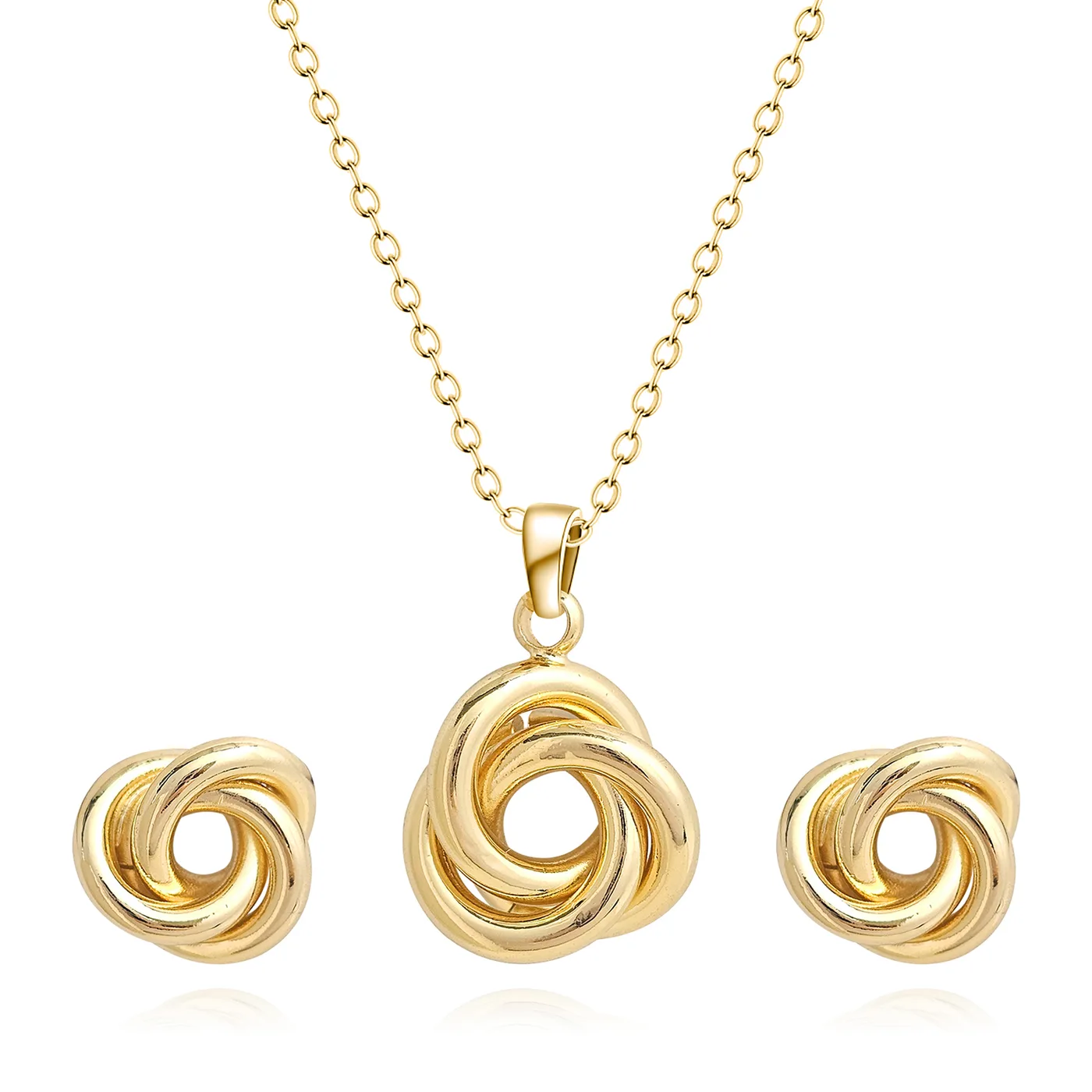 Europe and America Fashion Simple Geometric Irregular Jewelry Niche High Design Jewelry Set - Style 3812 made by BlueOne Jewelry