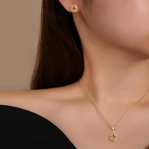 Europe and America Fashion Simple Geometric Irregular Jewelry Niche High Set - Style 3519 - view 2