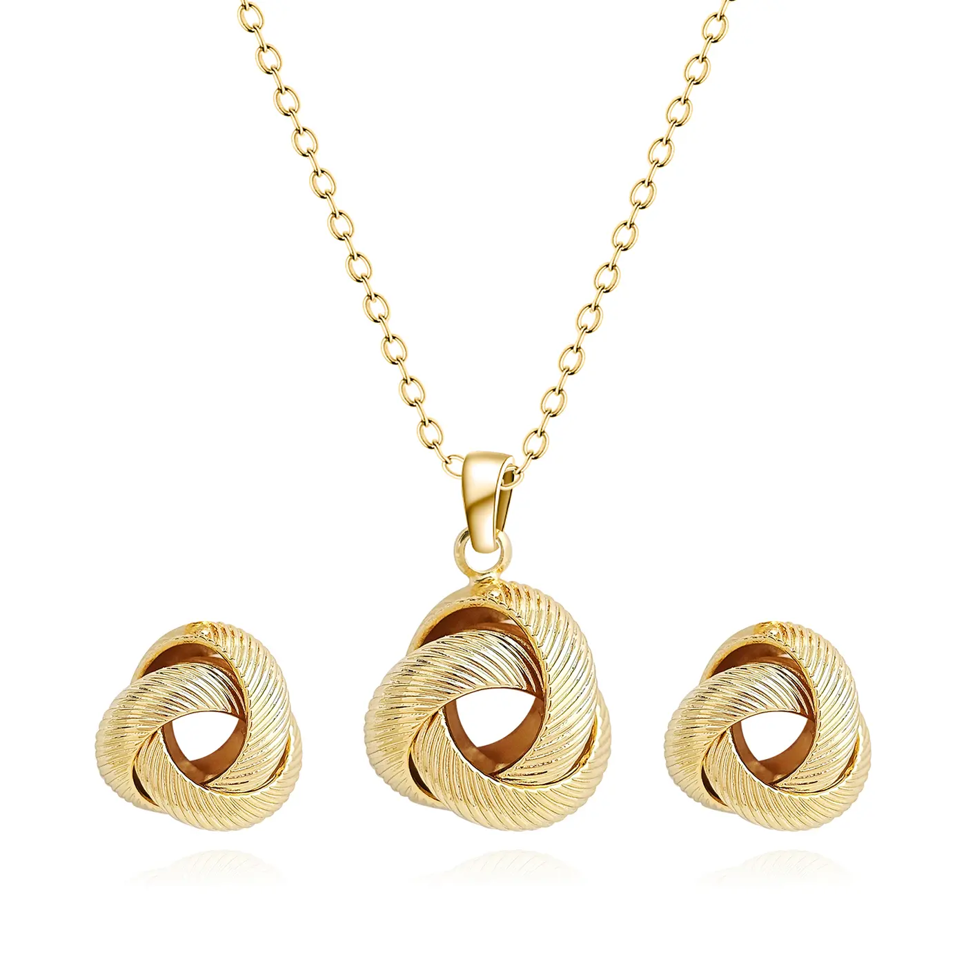 Europe and America Fashion Simple Geometric Irregular Jewelry Niche High Design Jewelry Set - Style 3878 made by BlueOne Jewelry