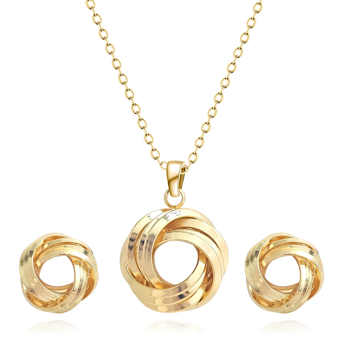 Europe and America Fashion Simple Geometric Irregular Jewelry Niche High Design Jewelry Set - Style 3769 made by BlueOne Jewelry