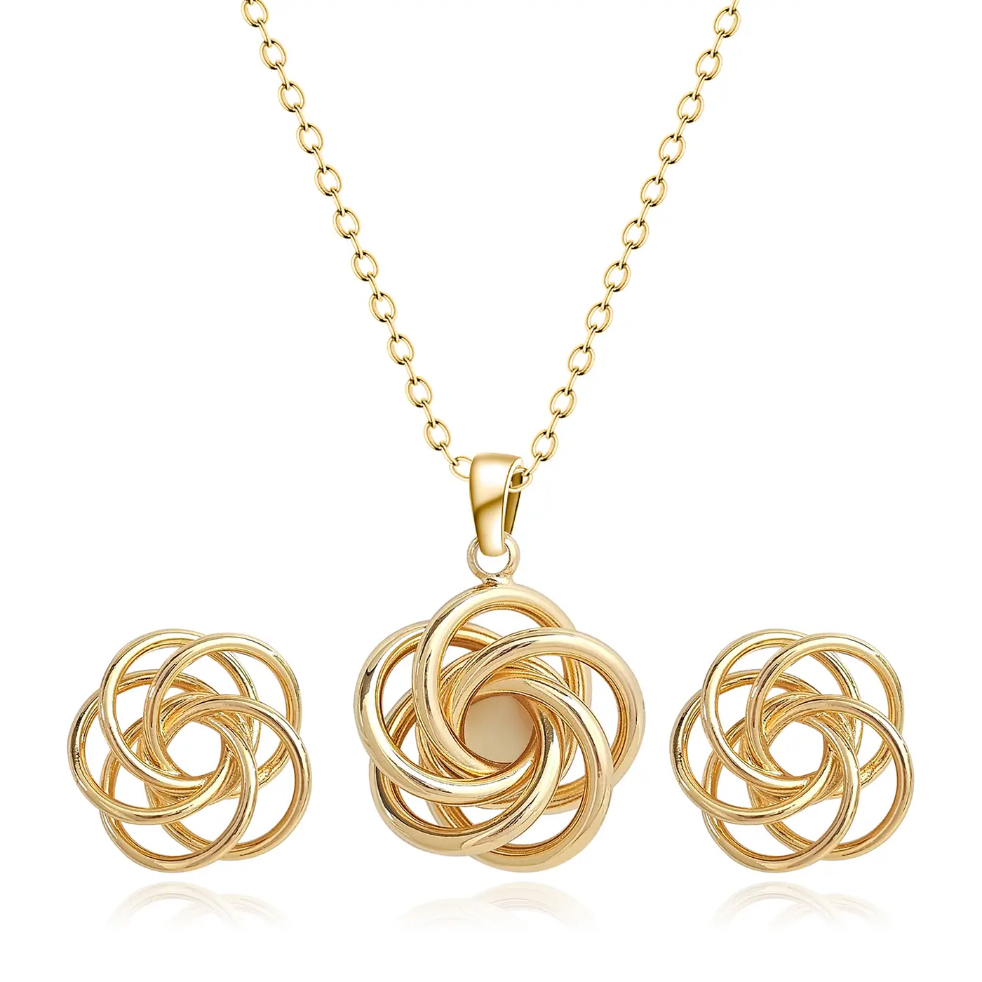 Europe and America Fashion Simple Geometric Irregular Jewelry Niche High Set - Style 3525 made by BlueOne Jewelry