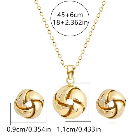 Europe and America Fashion Simple Geometric Irregular Jewelry Niche High Design Jewelry Set - Style 3690 - view 3