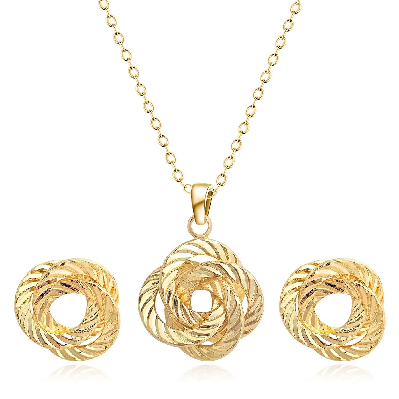 Europe and America Fashion Simple Geometric Irregular Jewelry Niche High Design Jewelry Set - Style 3738 made by BlueOne Jewelry