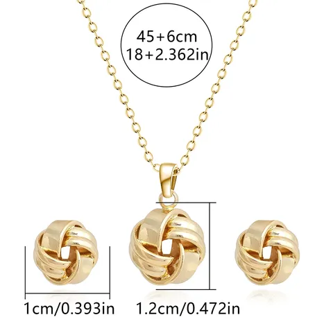 Europe and America Fashion Simple Geometric Irregular Jewelry Niche High Design Jewelry Set - Style 3699 - view 3