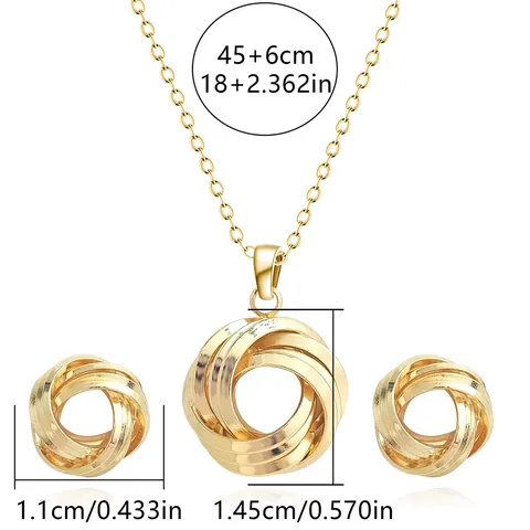 Europe and America Fashion Simple Geometric Irregular Jewelry Niche High Design Jewelry Set - Style 3769 - view 3