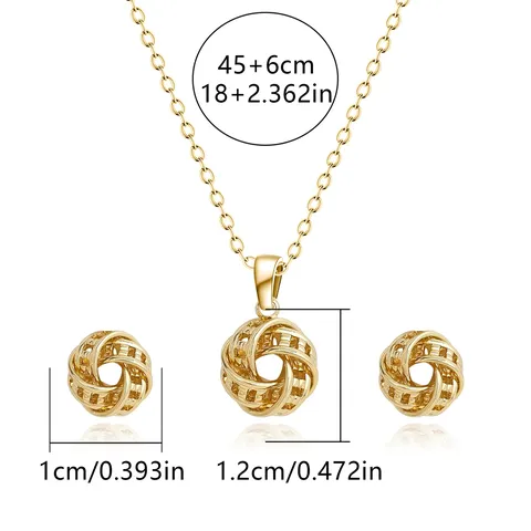 Europe and America Fashion Simple Geometric Irregular Jewelry Niche High Set - Style 3519 - view 3