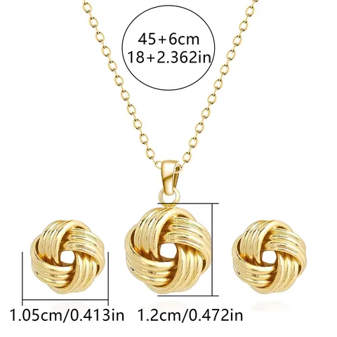 Europe and America Fashion Simple Geometric Irregular Jewelry Niche High Set - view 3