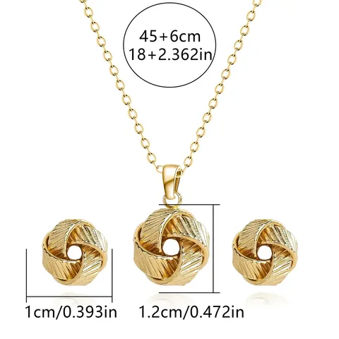 Europe and America Fashion Simple Geometric Irregular Jewelry Niche High Set - Style 3345 - view 3