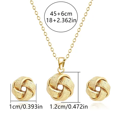 Europe and America Fashion Simple Geometric Irregular Jewelry Niche High Set - Style 3510 - view 3
