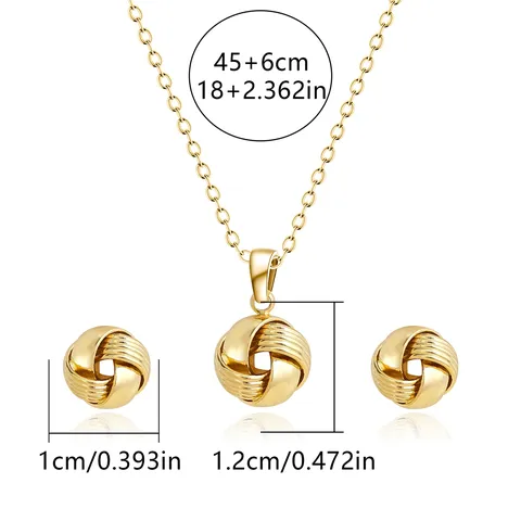 Europe and America Fashion Simple Geometric Irregular Jewelry Niche High Set - Style 3507 - view 3