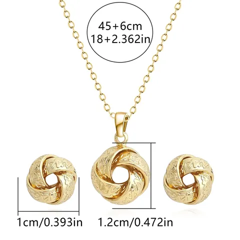 Europe and America Fashion Simple Geometric Irregular Jewelry Niche High Design Jewelry Set - Style 3693 - view 3