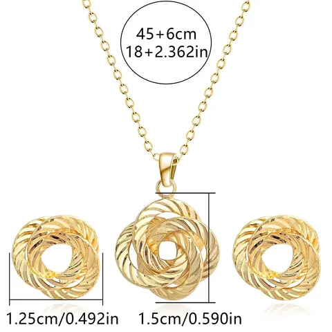 Europe and America Fashion Simple Geometric Irregular Jewelry Niche High Design Jewelry Set - Style 3738 - view 3