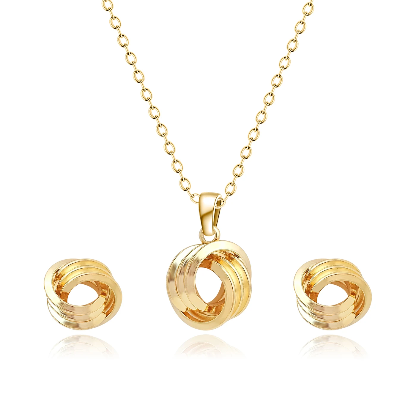 Europe and America Fashion Simple Geometric Irregular Jewelry Niche High Set - Style 3501 made by BlueOne Jewelry
