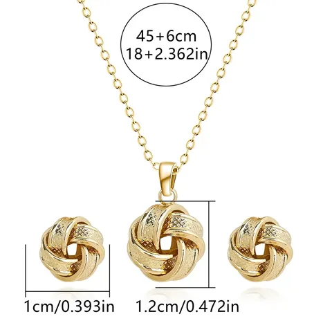 Europe and America Fashion Simple Geometric Irregular Jewelry Niche High Set - Style 3342 - view 3