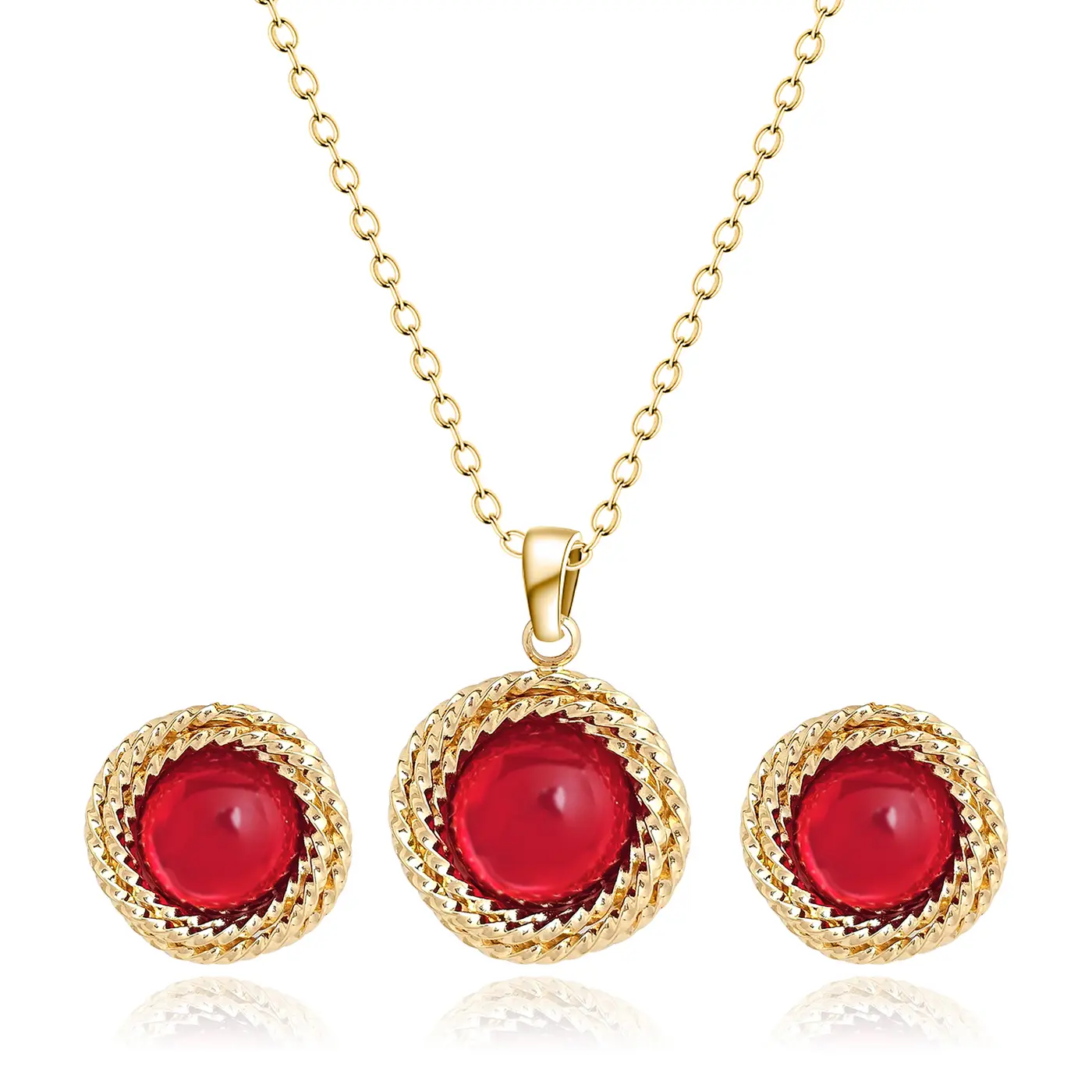 Europe and America Fashion Simple Geometric Irregular Jewelry Niche High Design Jewelry Set made by BlueOne Jewelry