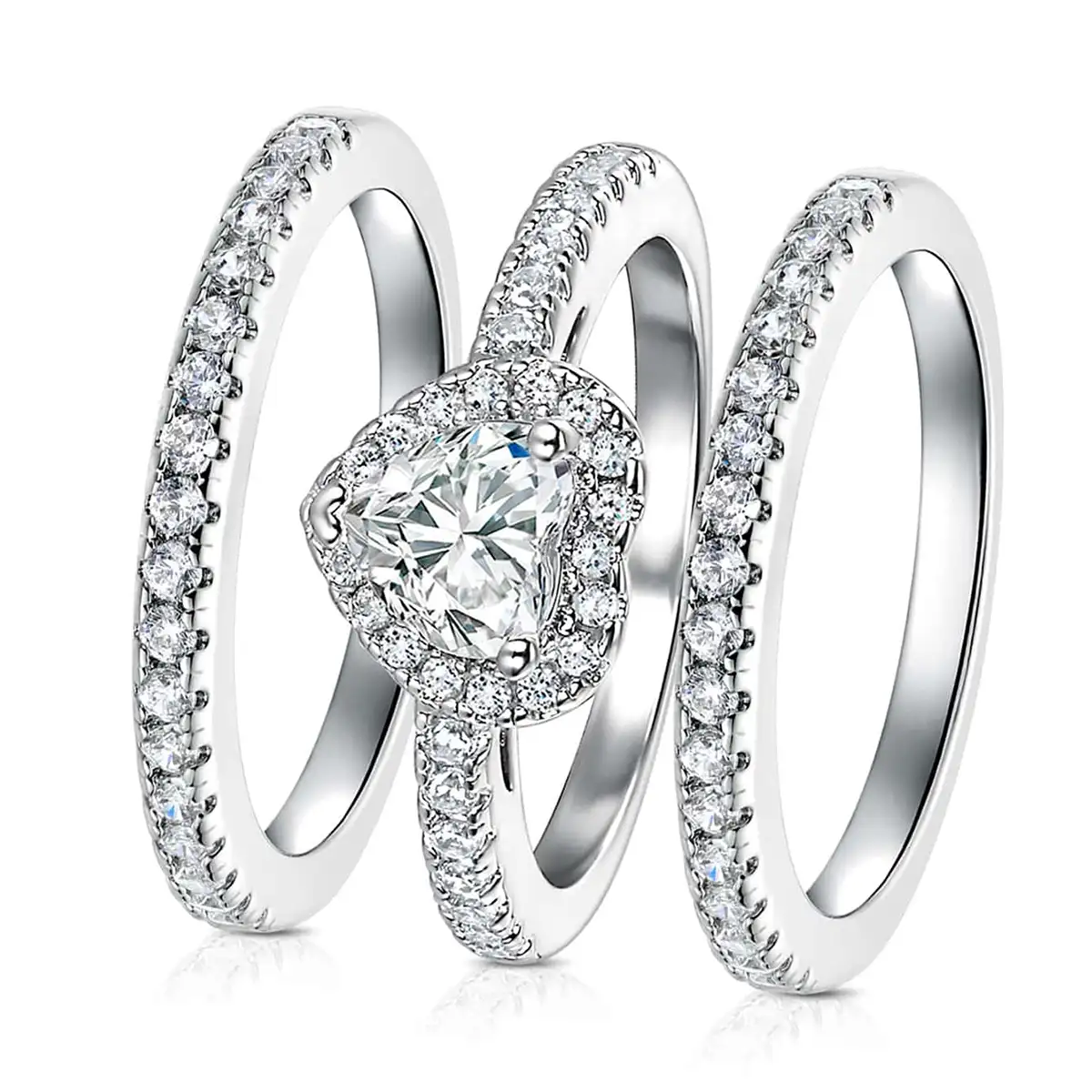 Europe and the United States Can Be Detached Ring Set of made by BlueOne Jewelry