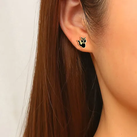Europe and the United States Creative Earrings Female Simple Personalized Cute - view 2