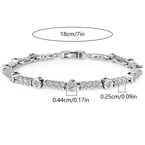 Europe and the United States Bracelet Niche Zirconia Hand Jewelry Women - view 3