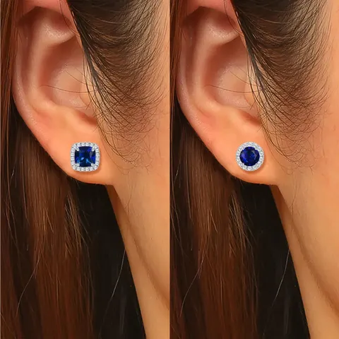 Europe and the United States Express Korean Version of the Round Earrings - view 2