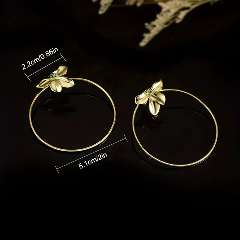 Europe and the United States Fashion Personality Earrings Female Simple Trend - view 3