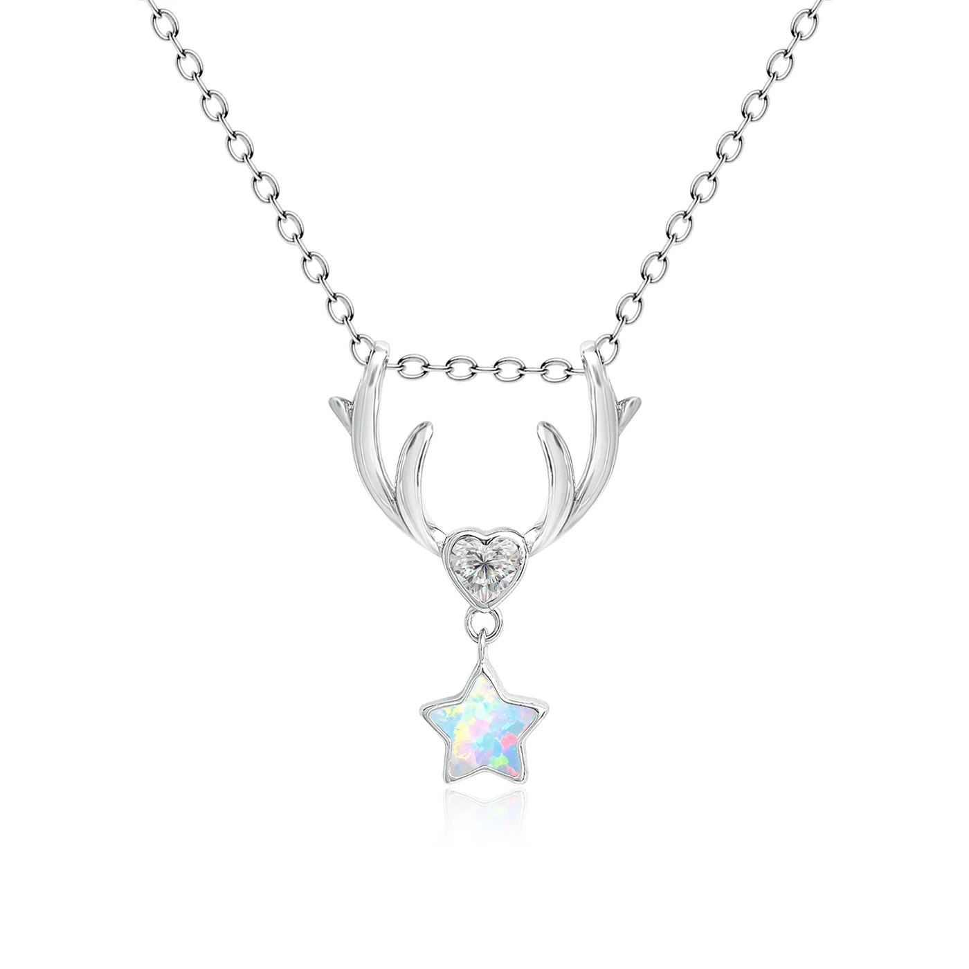 Plated Brass Europe and the United States Fashion Shiny Pendant Necklace Australian Jewelry Collarbone Chain made by BlueOne Jewelry