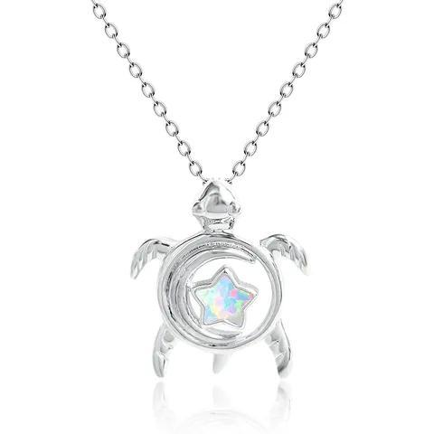 Europe and the United States Fashion Shiny Pendant Necklace Australian Jewelry Collarbone Chain - Style 4009 - Plated Brass jewelry made by BlueOne Jewelry
