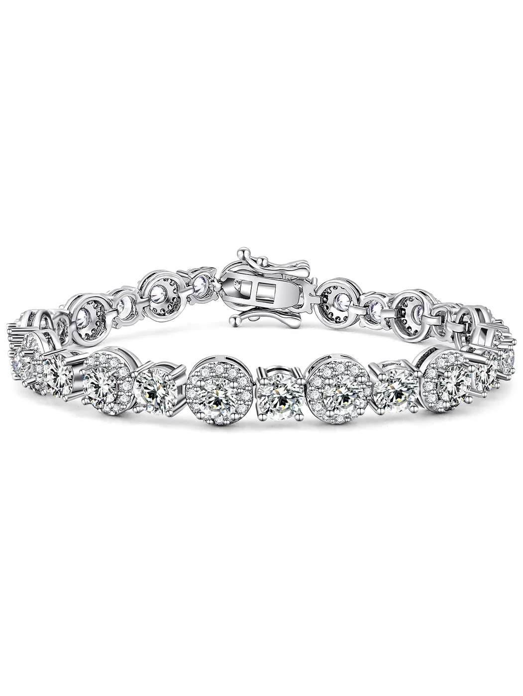 Europe and the United States Direct Sale Jewelry Classic Round Luxury Charm Bracelet made by BlueOne Jewelry