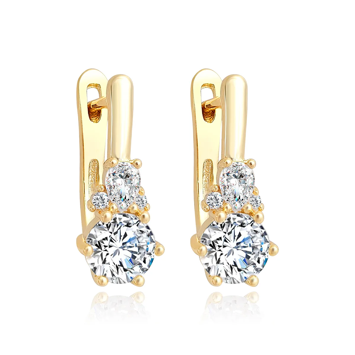 Minimalist Europe and the United States Ear Buckle Female Korean Small Fresh Earrings made by BlueOne Jewelry