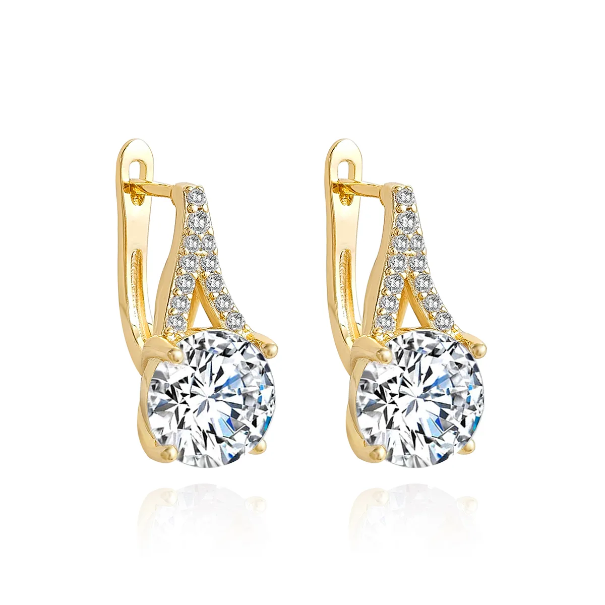 Europe and the United States Ear Buckle Female Korean Small Fresh Earrings - Style 4389 made by BlueOne Jewelry