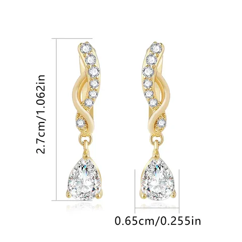 Europe and the United States Ear Buckle Female Korean Small Fresh Earrings - Style 4388 - view 3