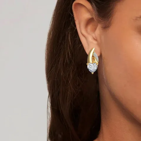 Europe and the United States Ear Buckle Female Korean Small Fresh Earrings - view 2