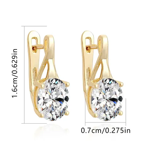 Europe and the United States Ear Buckle Female Korean Small Fresh Earrings - Style 4393 - view 3