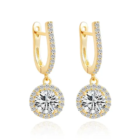 Europe and the United States Ear Buckle Female Korean Small Fresh Earrings - Style 4391 - Plated Brass jewelry made by BlueOne Jewelry