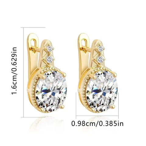 Europe and the United States Ear Buckle Female Korean Small Fresh Earrings - Style 4390 - view 3