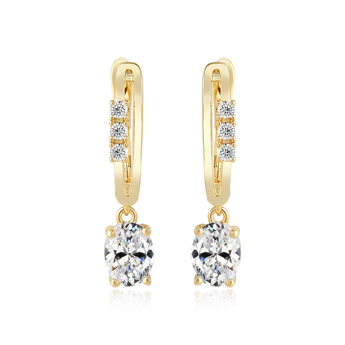Europe and the United States Ear Buckle Female Korean Small Fresh Earrings - Style 4327 made by BlueOne Jewelry