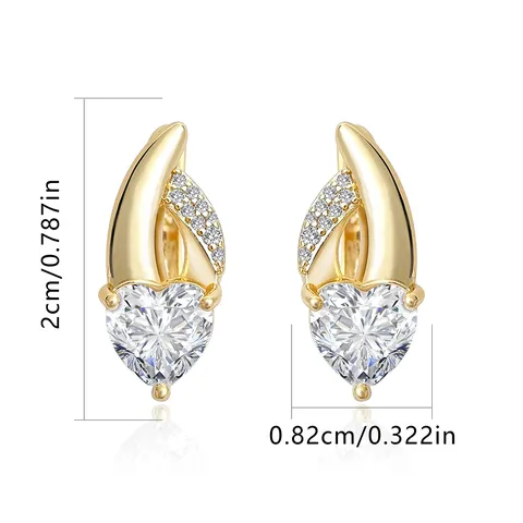 Europe and the United States Ear Buckle Female Korean Small Fresh Earrings - view 3
